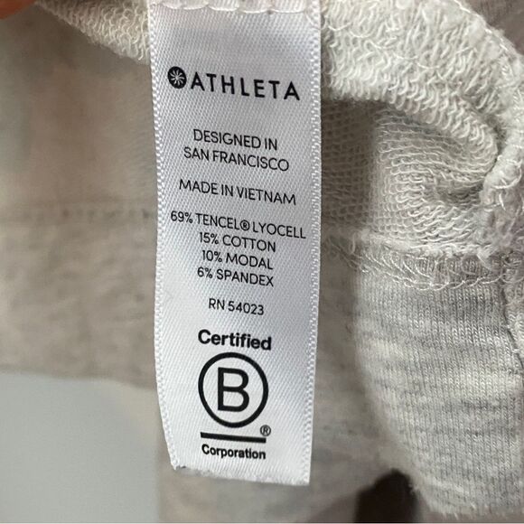 ATHLETA Vista Wrap Open Hooded Cardigan Sweatshirt Women’s S Athleisure Travel - Picture 13 of 13